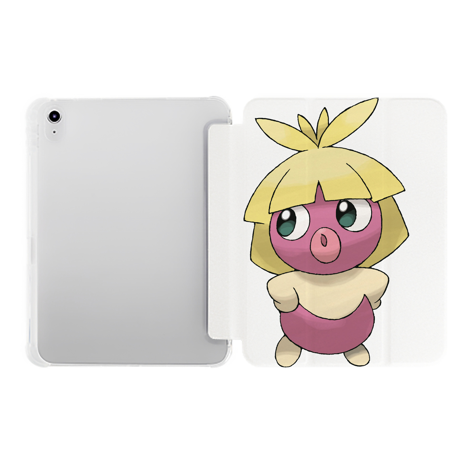 （画像用） ポケットモンスター Pokémon IPad ケース ペン収納付き 三つ折りスタンド PUレザー×シリコン 対応機種9.5/10.5/10.9インチ